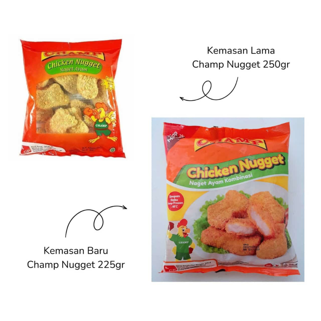 

Champ chicken nugget 225 gram nuget ayam champ terlaris