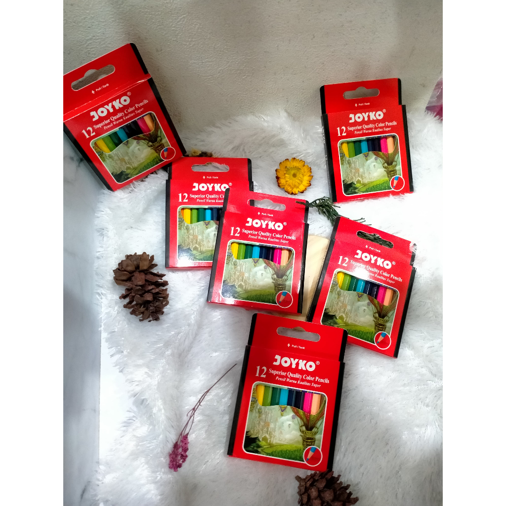 

JOYKO PENSIL WARNA ISI 12 Warna Pendek Superior Colour CP-102