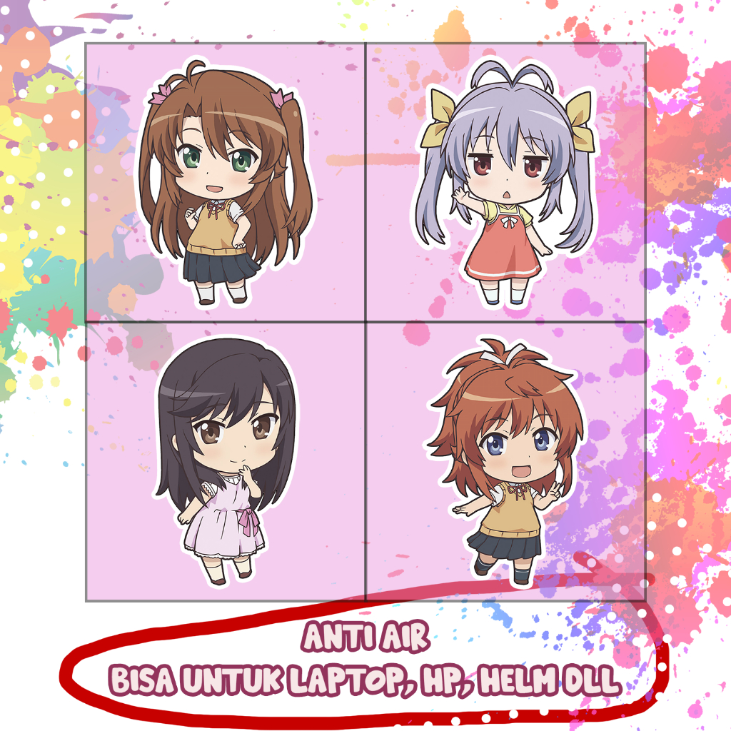

Stiker Non Non Biyori, Sticker Lucu Murah