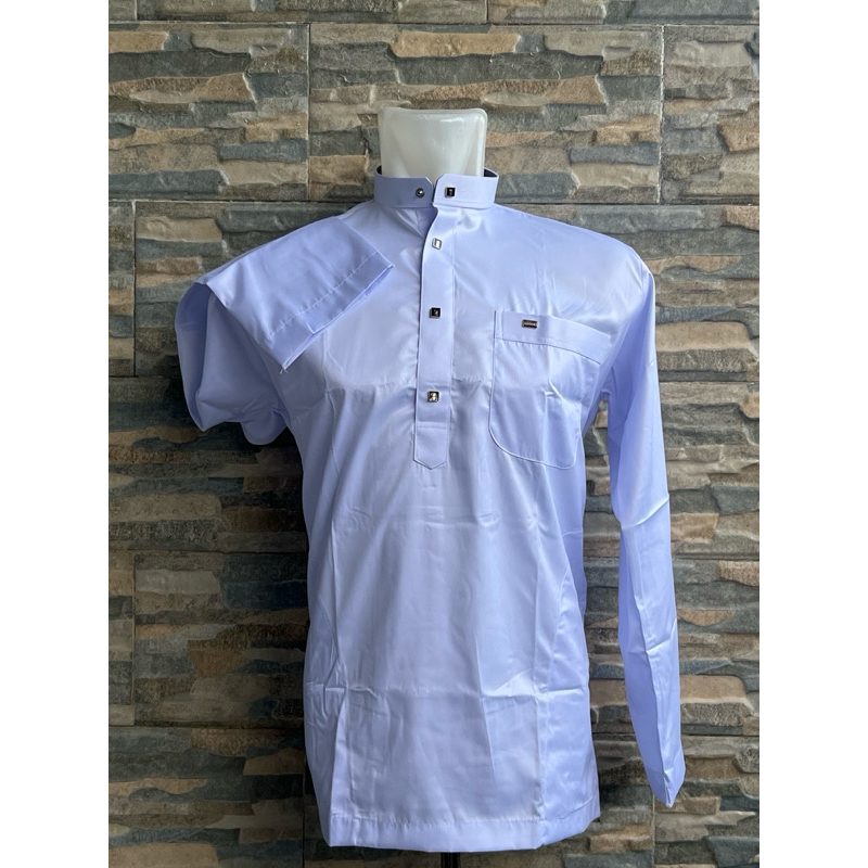 Baju taqwa modern pria Koko tabarruk thobe maroco lengan panjang