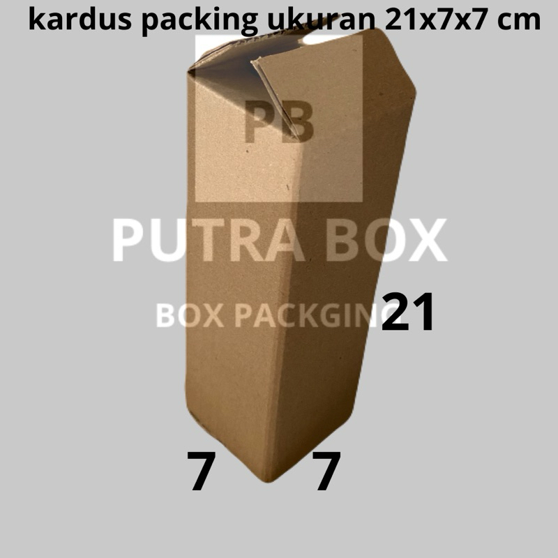 

Kardus packing ukuran 7x7x21 cm