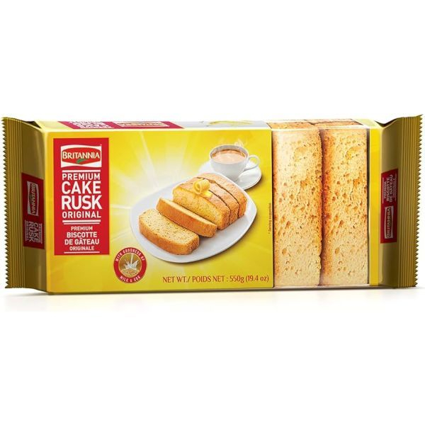 

BRITANNIA PREMIUM CAKE RUSK ORIGINAL 550G / Roti Panggang