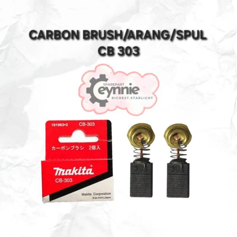 CARBON BRUSH MAKITA CB 303 ARANG SPULL CB303 MAKITA
