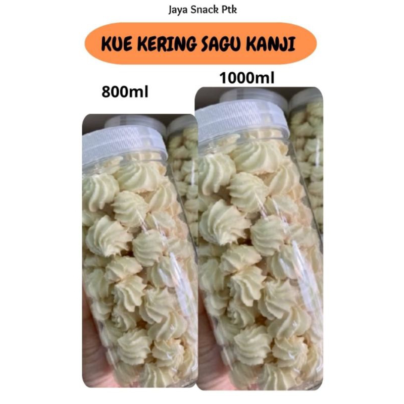 

Sagu Mini Original Toples 800ml /1000ml / Snack kiloan kue sagu Mini Original jaya snack toples
