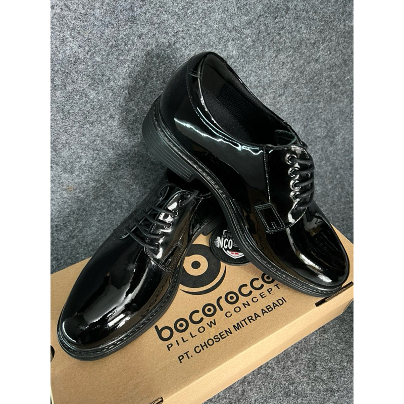 Sepatu Bocorocco Sepatu Dinas Harian Sepatu kerja Sepatu full Hitam