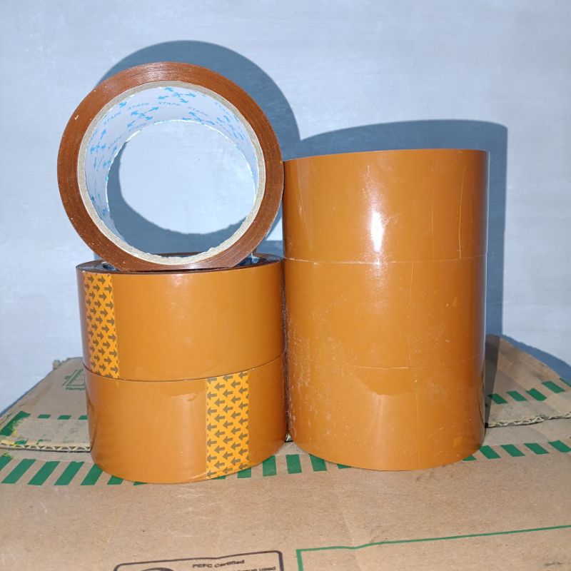 

Lakban Bening Cokelat 45 x 90 yard MURAH