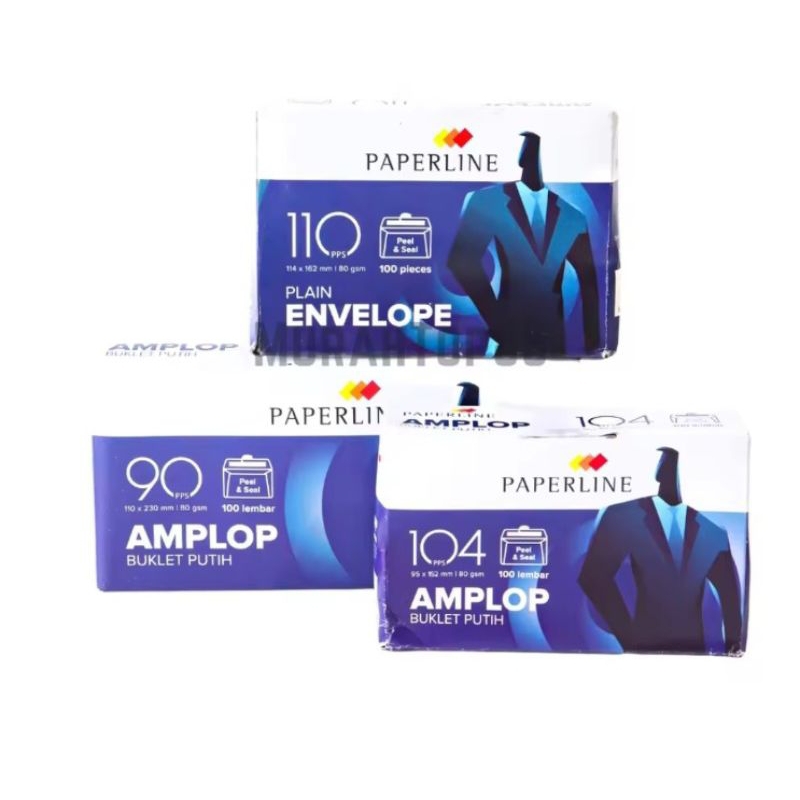 

Amplop Putih 104 PPS / Paper Line 1 Pack Isi 100