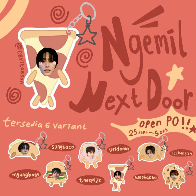 [CLEARANCE SALE] KEYCHAIN NGEMILNEXTDOOR TAESAN