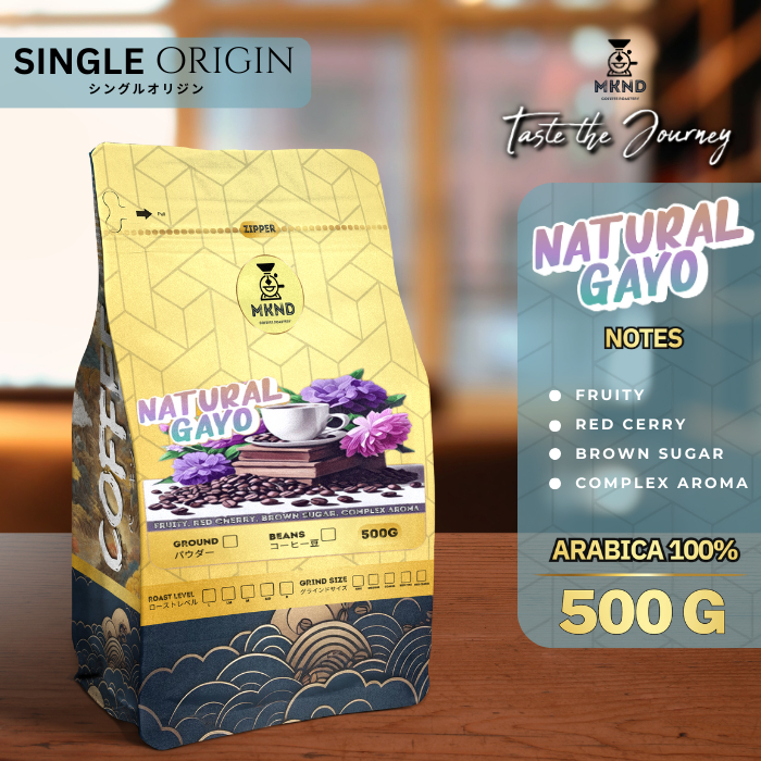 

KOPI ARABIKA GAYO NATURAL 500 GRAM SINGLE ORIGIN SPECIALTY COFFEE