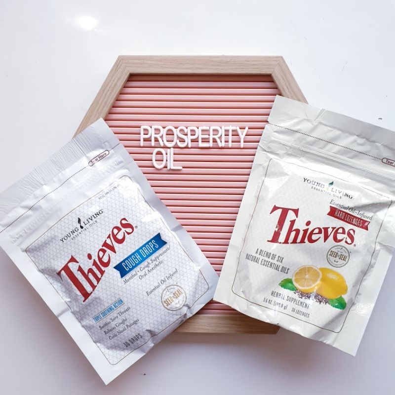 

Young Living Permen Thieves Cough Drops / Thieves Cough Drop dan Permen Thieves Hard Lozenges