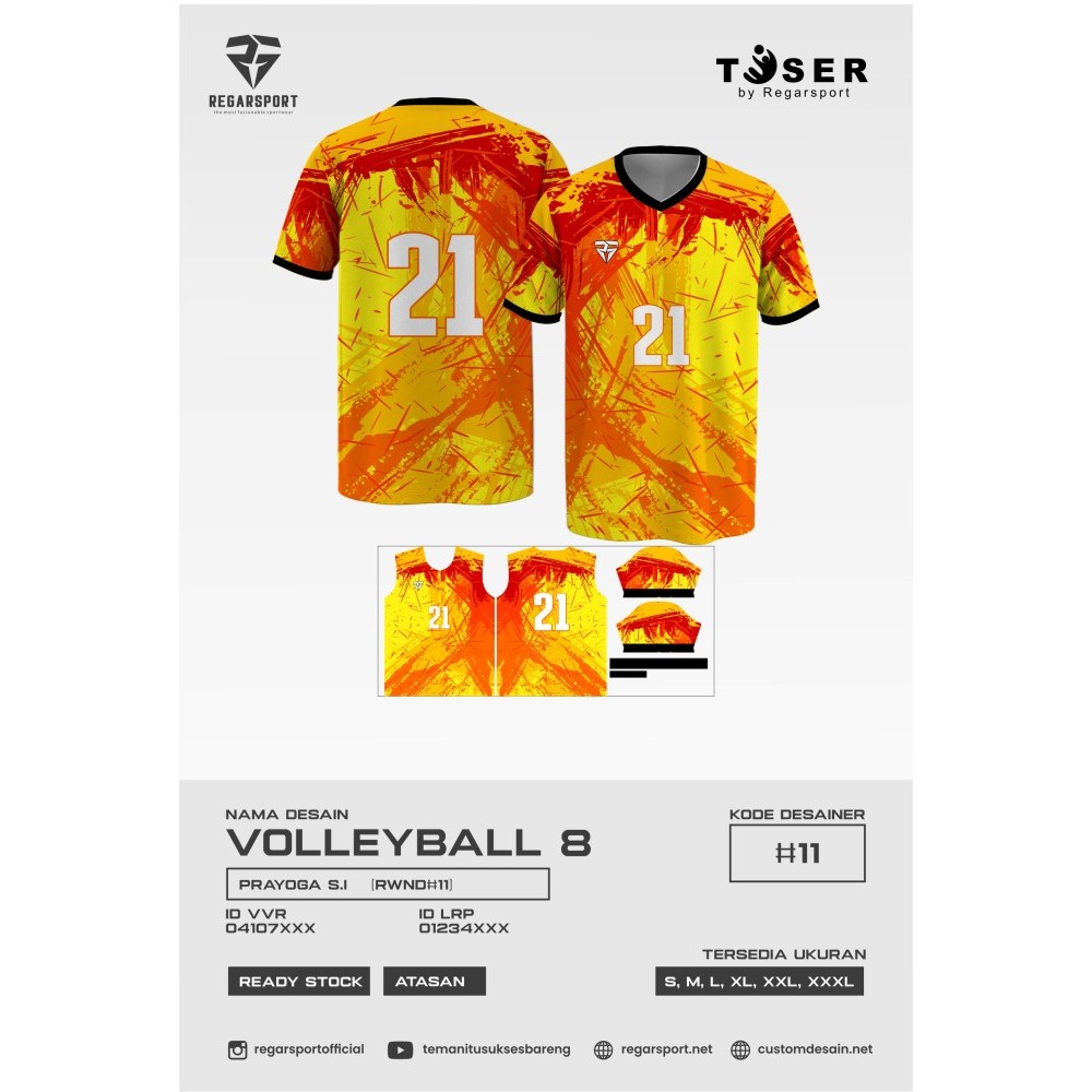 REGARSPORT - 36 - Atasan Jersey voli