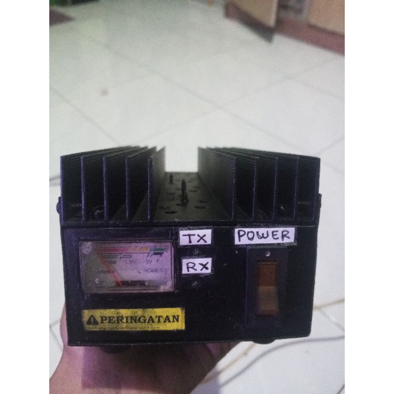 Boster palet out put max 250watt vcc 27volt input 5watt-15watt...bisa untuk boster HT/Rig/pemancar F