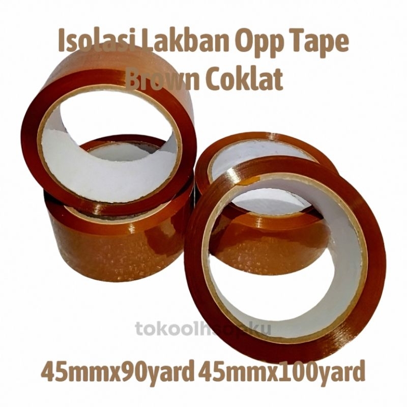 

Isolasi Lakban 2Inch Brown Coklat 45mmx90yard Termurah