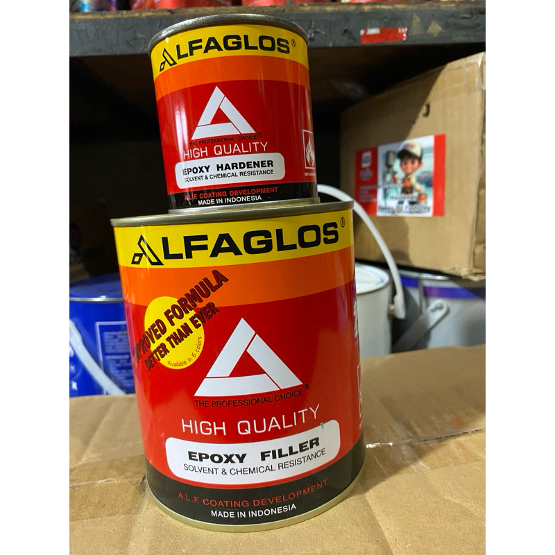 Epoxy filler alfaglos 1 liter set