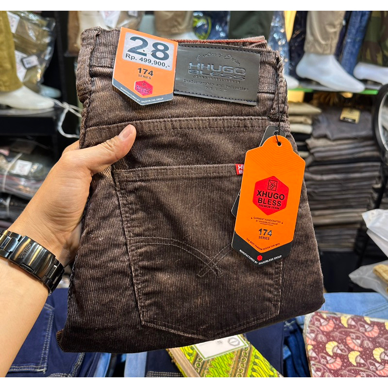 Celana kodorai panjang pria slimfit/celana corduroy pria/celana corduroy anak laki laki/celana cordu
