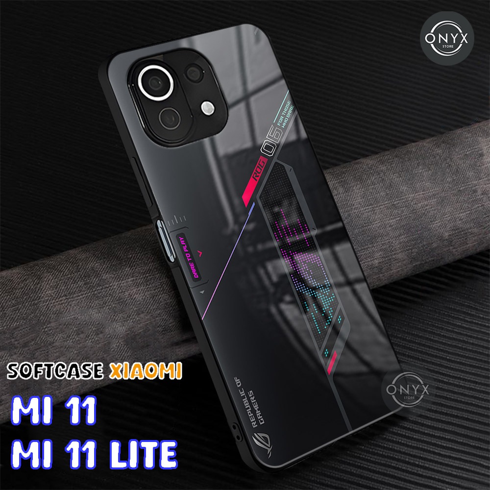 [AA29] SOFTCASE XIAOMI MI 11 | 11 LITE | Casing Kilau Glossy Mi 11 11 Lite | ROG | Kesing Keren Lucu