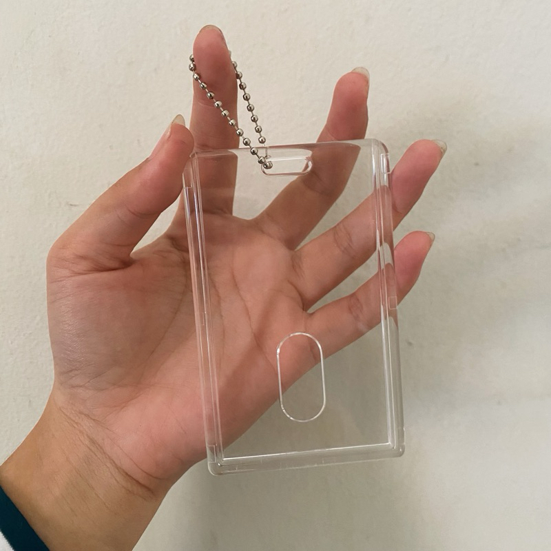 

[READY] CARD HOLDER AKRILIK TRANSPARANT / BENING (FREE RING)