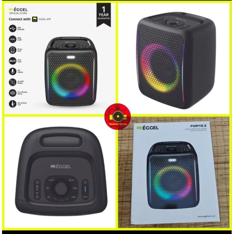 Eggel Fortis 2 Portable Party Speaker Bluetooth RGB