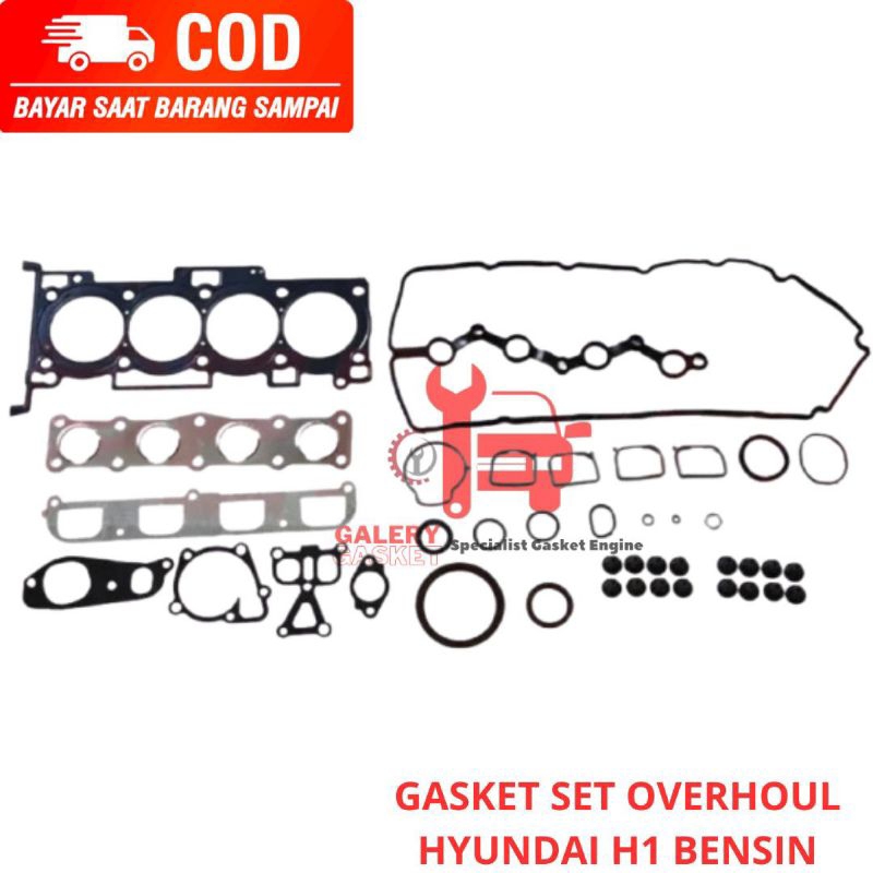 PAKING GASKET LENGKAP OVERHOUL HYUNDAI H1 BENSIN PAKING DEKSEL KOMPLIT HYUNDAI H-1 BENSIN