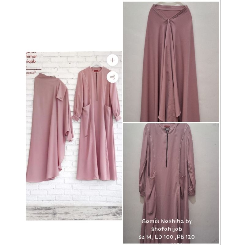 Preloved Gamis Khimar Shafa.hijab ( shafago)