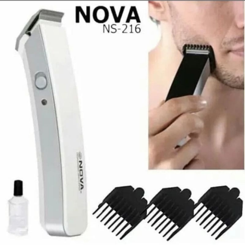 BATAM - NEW NOVA NS216 NS 216 trimmer hair clipper mesin cukur rambut cas