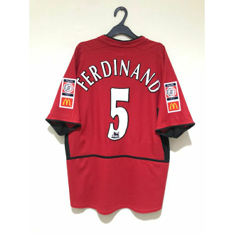 Manchester United Home 2002/2004 Jersey Original baju bola preloved second mu