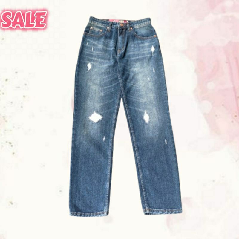Request Jeans Blue Dark | celana jeans wanita #refashionshop
