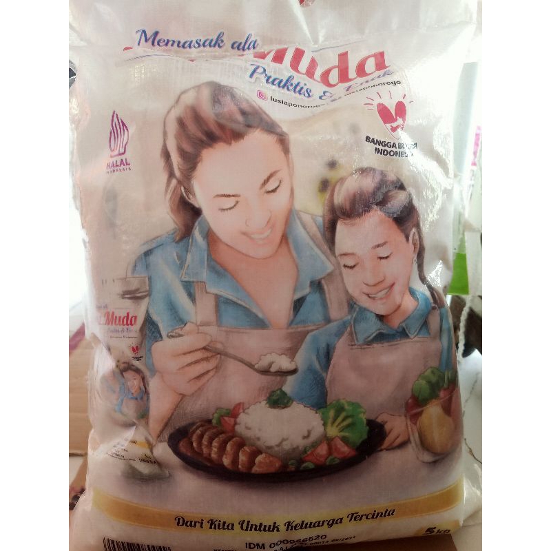 

(BISA COD) Beras Premium Ibu Muda 5kg