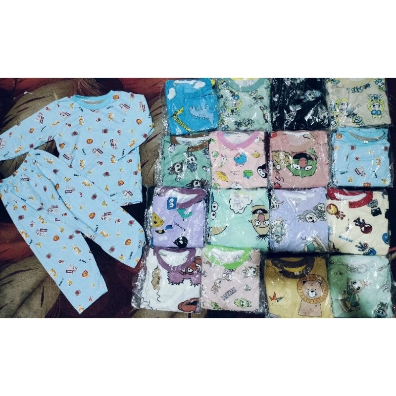 Stok Terbatas PP Libby labubu ukuran L 2-3th / set. lengan panjang anak