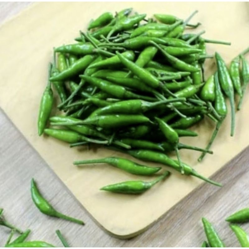 

cabe rawit hijau 250gram