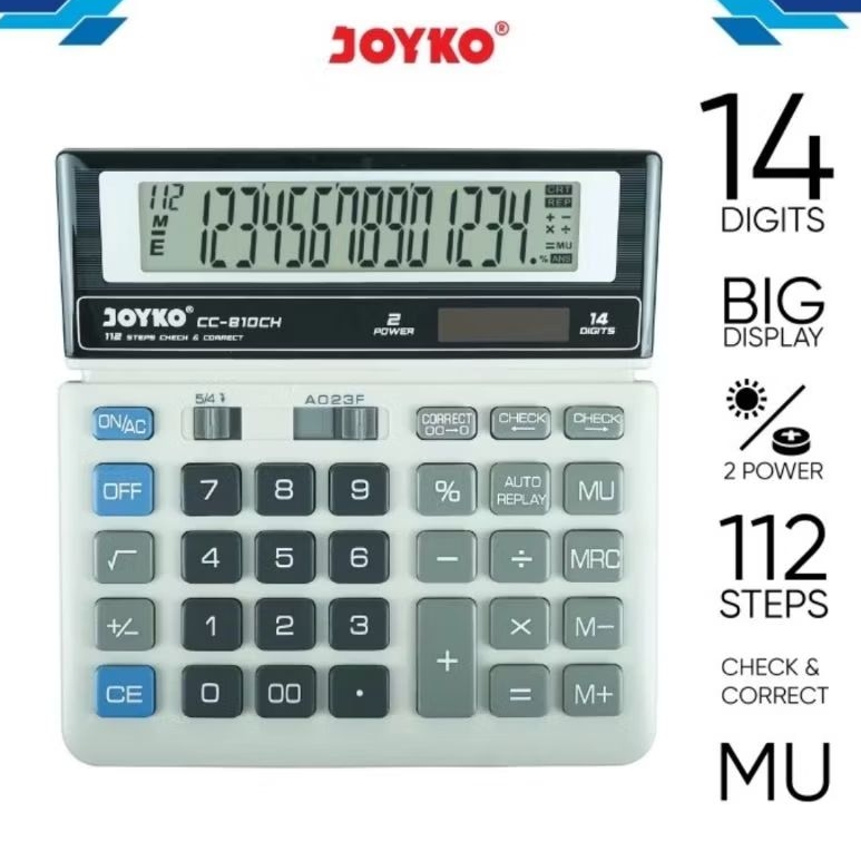 

Kalkulator 14 digit Calculator 14 digits CH-810CH