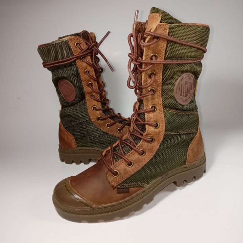 Palladium original leather tactical boot 36 size woman shoes