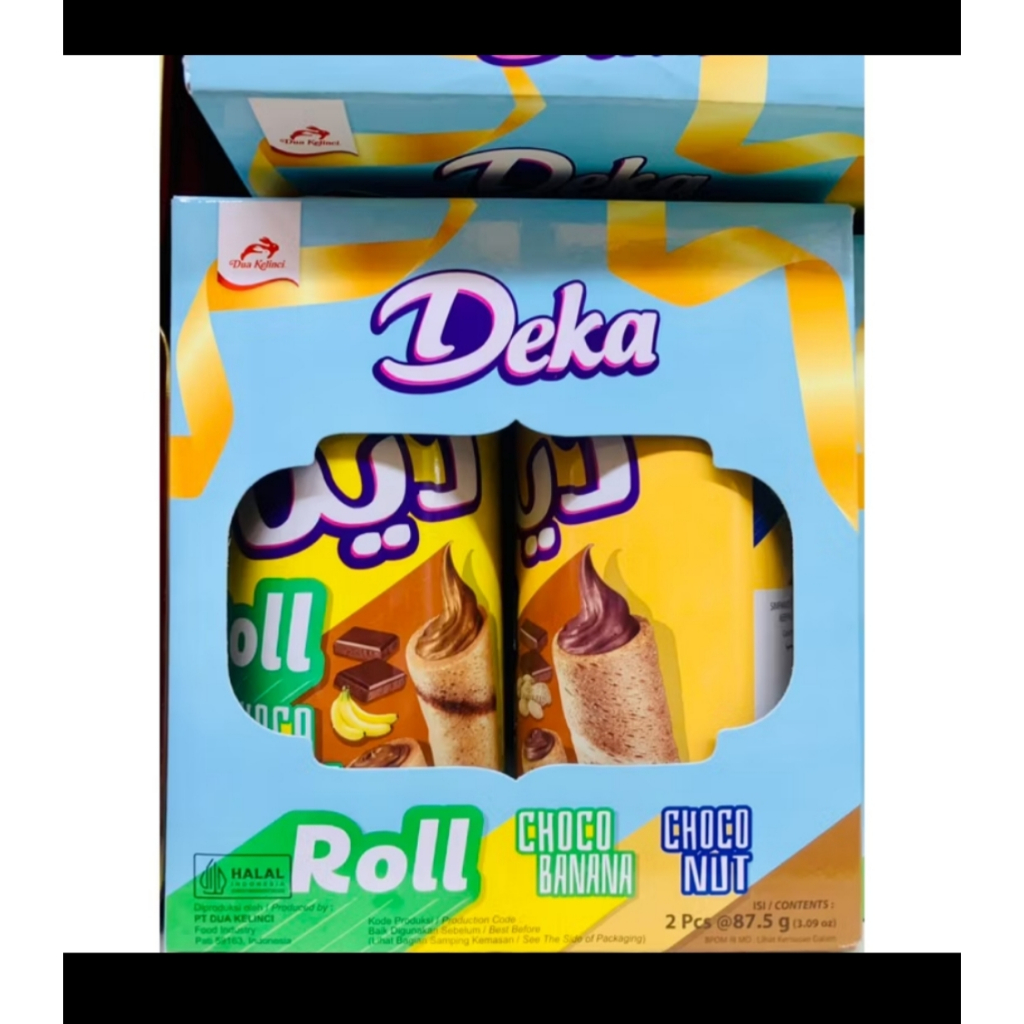 

Deka Dua Kelinci Wafer Roll 1 Paket Isi 2 Kaleng Kue Parcel Gift Lebaran Hampers 2in1 Murah