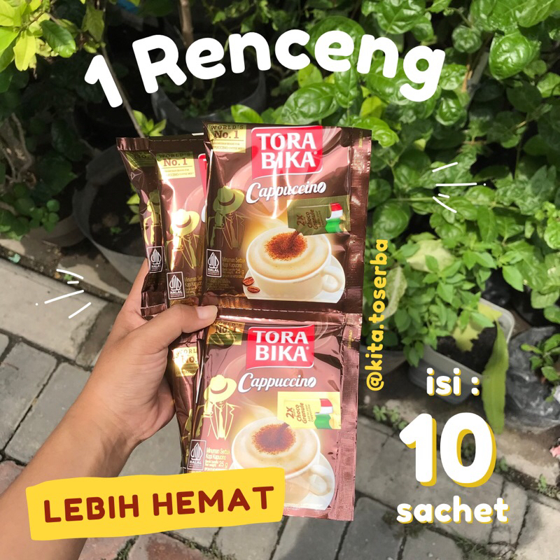 

Kopi Torabika Cappucino 1 Renceng (Isi 10 sachet) / Kopi Murah / Kopi Sachet