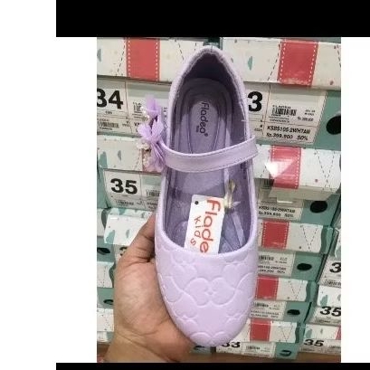 Flade Sepatu Anak Perempuan warna ungu lilac