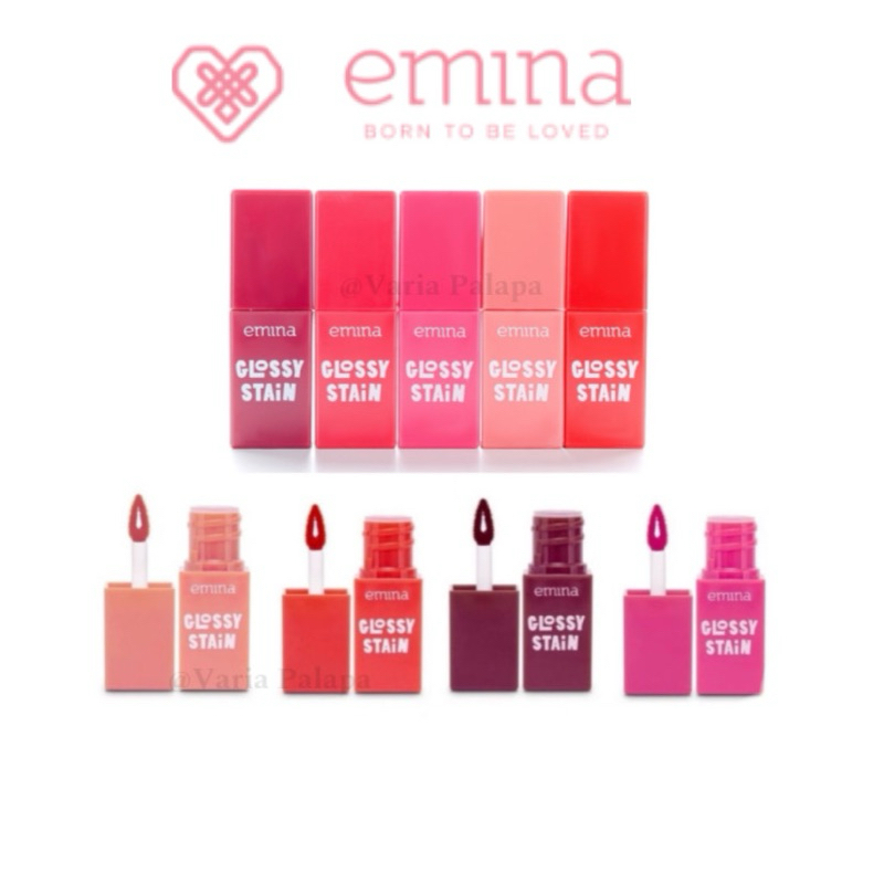 Emina Glossy Stain liptint Emina Liptint Glossy Pewarna bibir || Emina