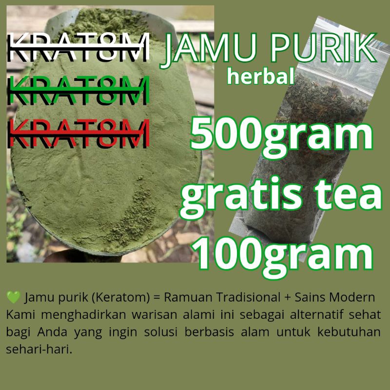 

purik powder teh herbal Kalbar 500gram