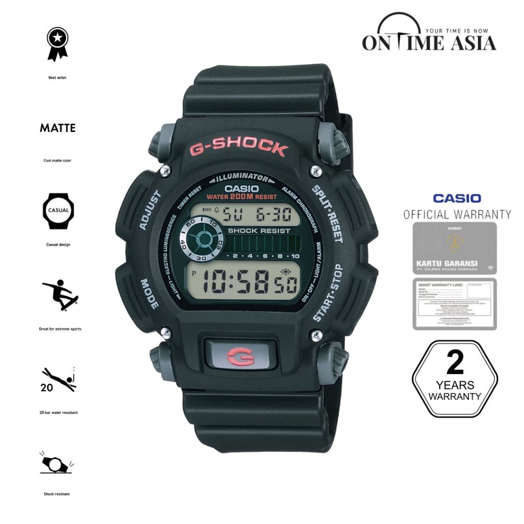 Casio G-Shock DW-9052-1VDR/DW-9052-1VDR/DW-9052 Original & Garansi