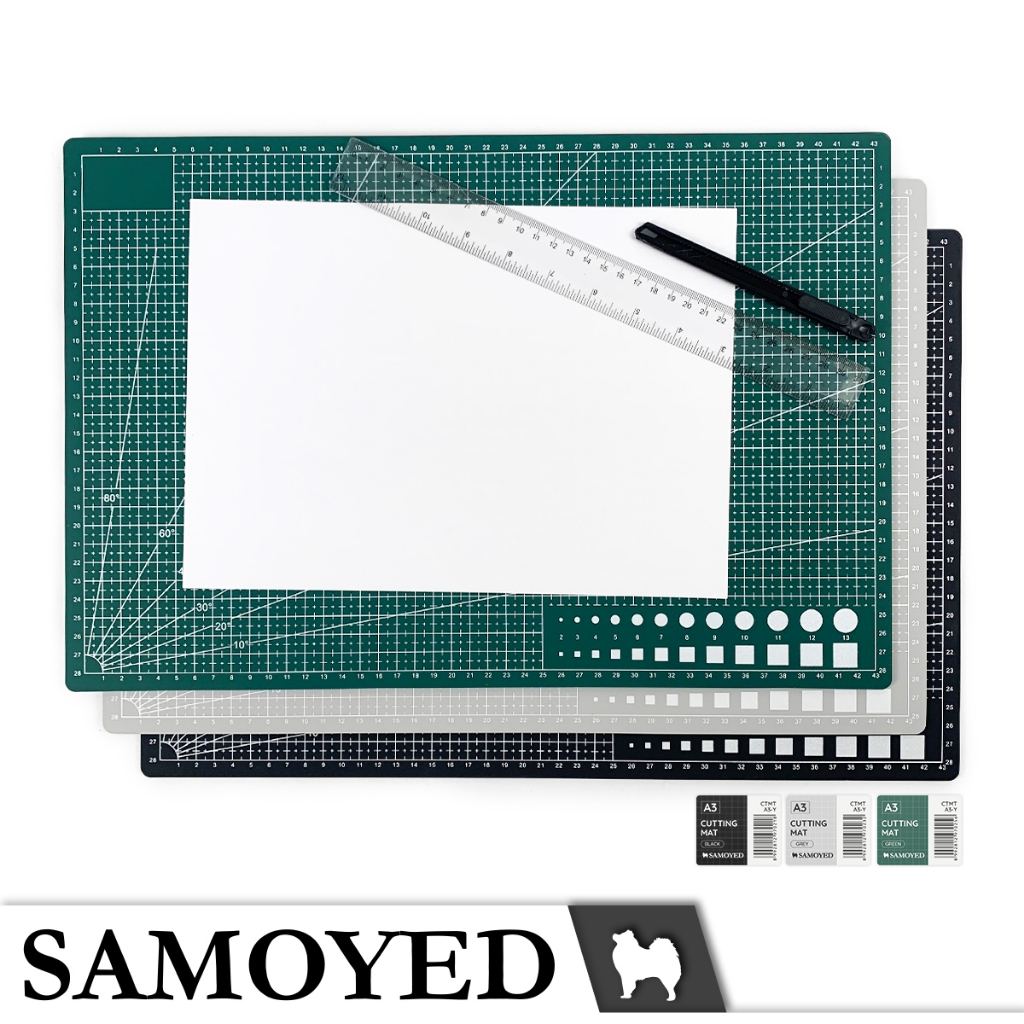 

SAMOYED CTMT-Y-A3 Alas Potong / Double-Sided Cutting Mat / Pad / Board A3