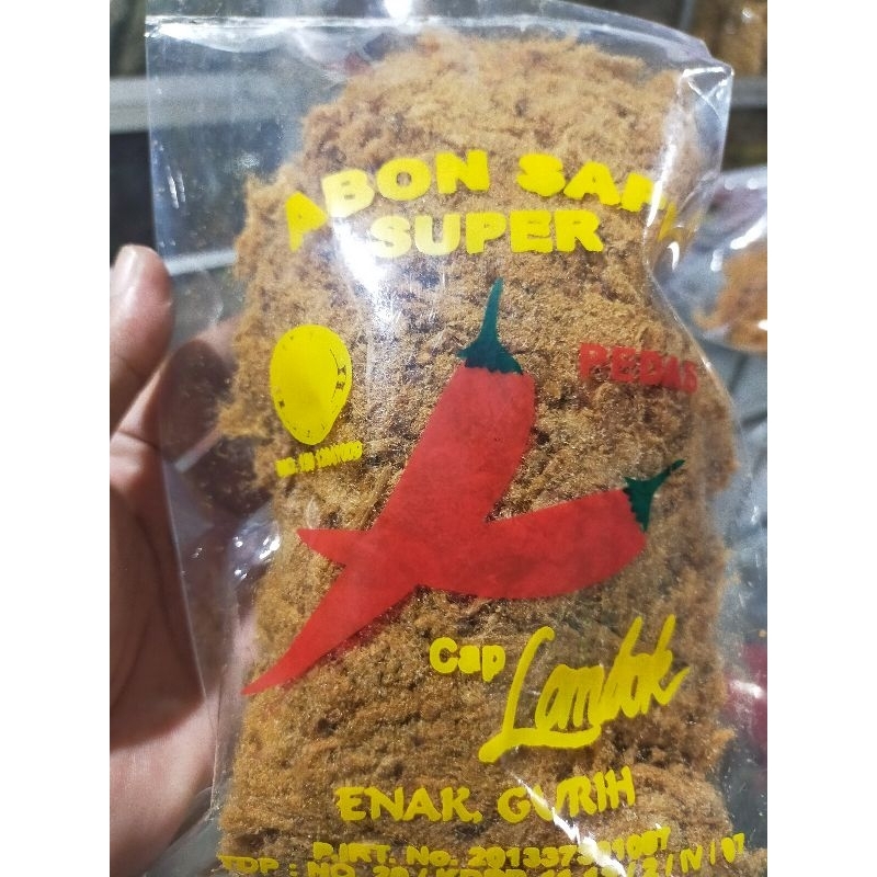 

Abon Sapi Cap Lombok Premium Pedas Manis 200 Gram Abon Sapi Asli Salatiga