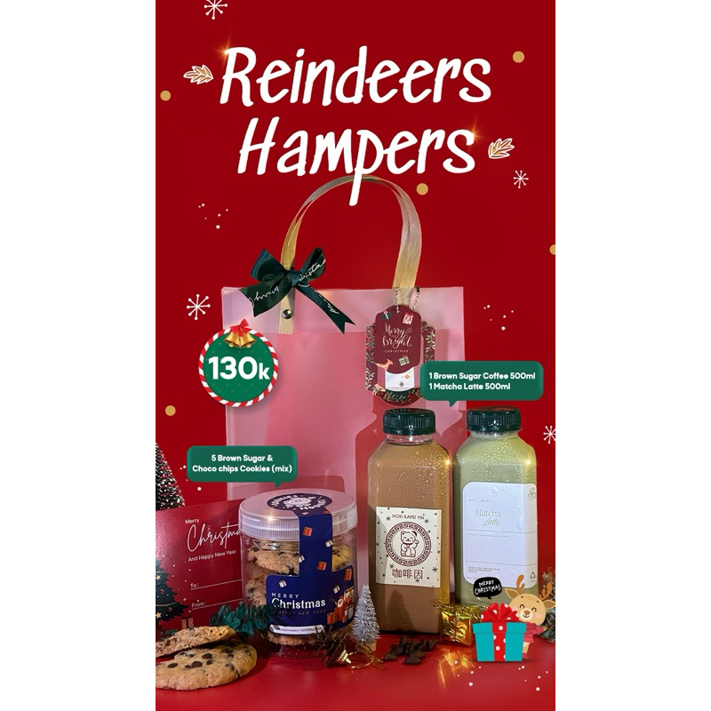 

Christmas Hampers - Raindeers, Joy and Cookies Mookies Hampers