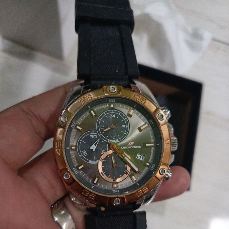Jam tangan original Chronoforce 5232G  preloved second bekas
