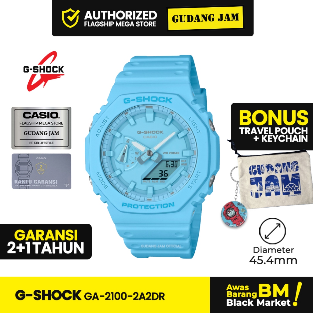 Jam Tangan Pria G-shock GA-2100-2A2DR GA-2100-2A2 Garansi 2 Tahun