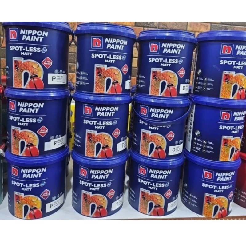 NIPPON PAINT-CAT ANTI NODA NIPPON PAINT-CAT ANTI KUMAN-NIPPON SPOTLESS PLUS MATT-2,5LTR-BISA REQUES 