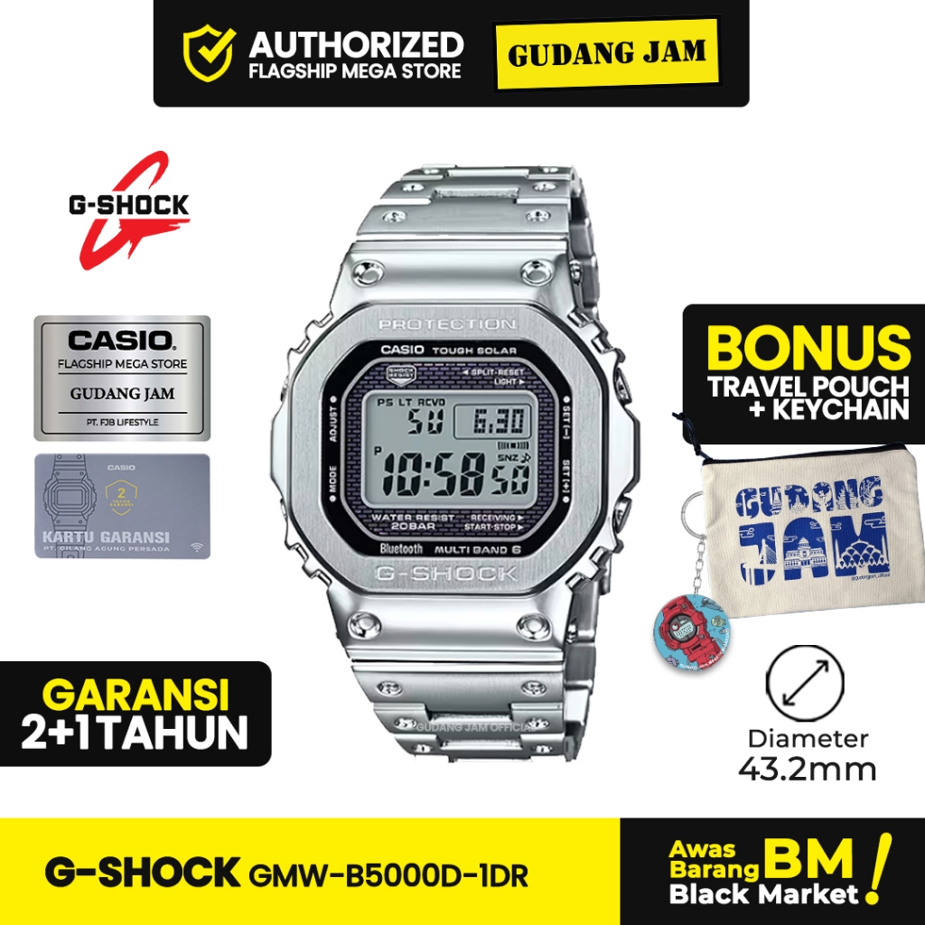Jam Tangan G-Shock GMW-B5000D-1DR GMW-B5000D GMW-B5000 GMW5000D GMW B5000