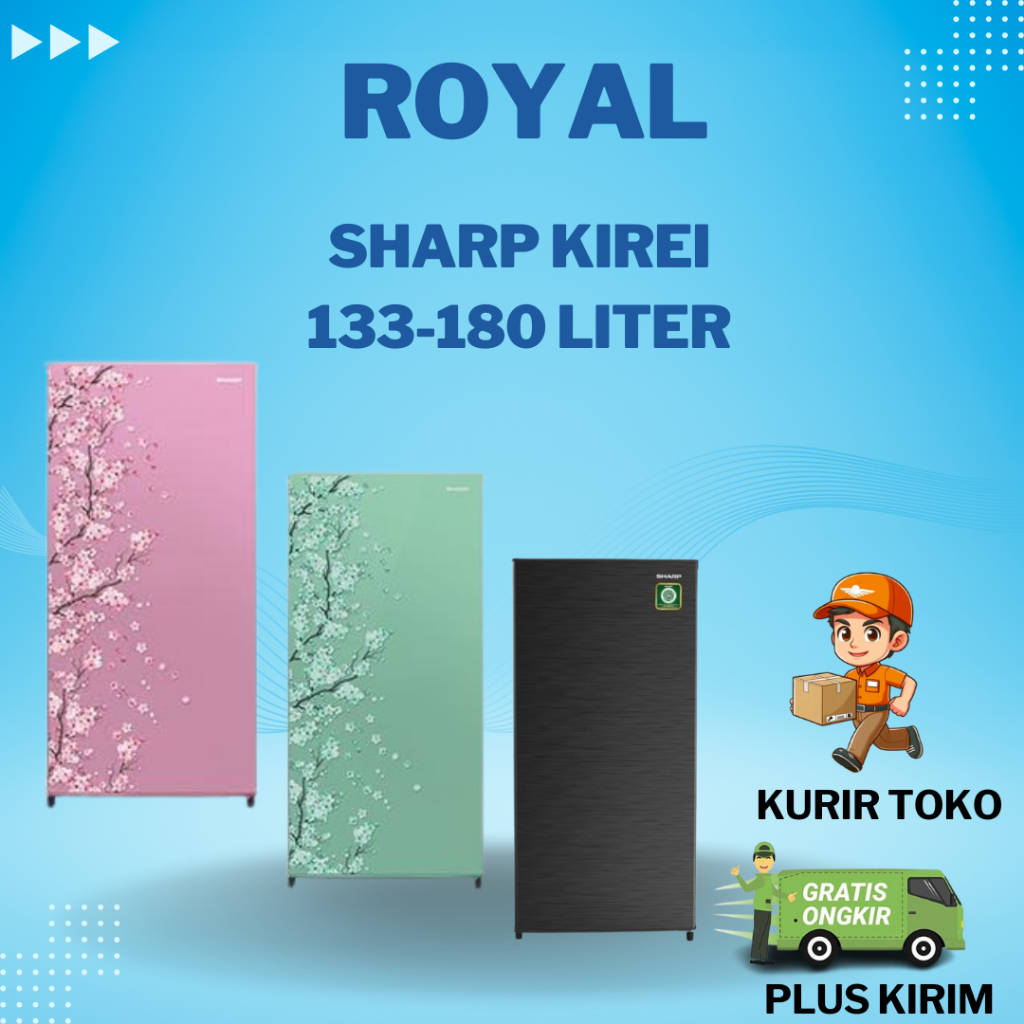 KULKAS 1 PINTU SHARP 162N