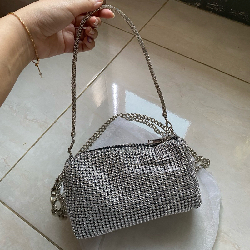 Shein Rhinestone Shoulder Bag Sling Bag