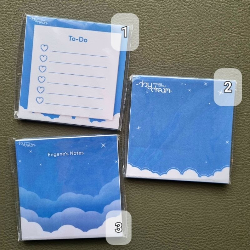 

Kertas Memopad Enhypen Daydream