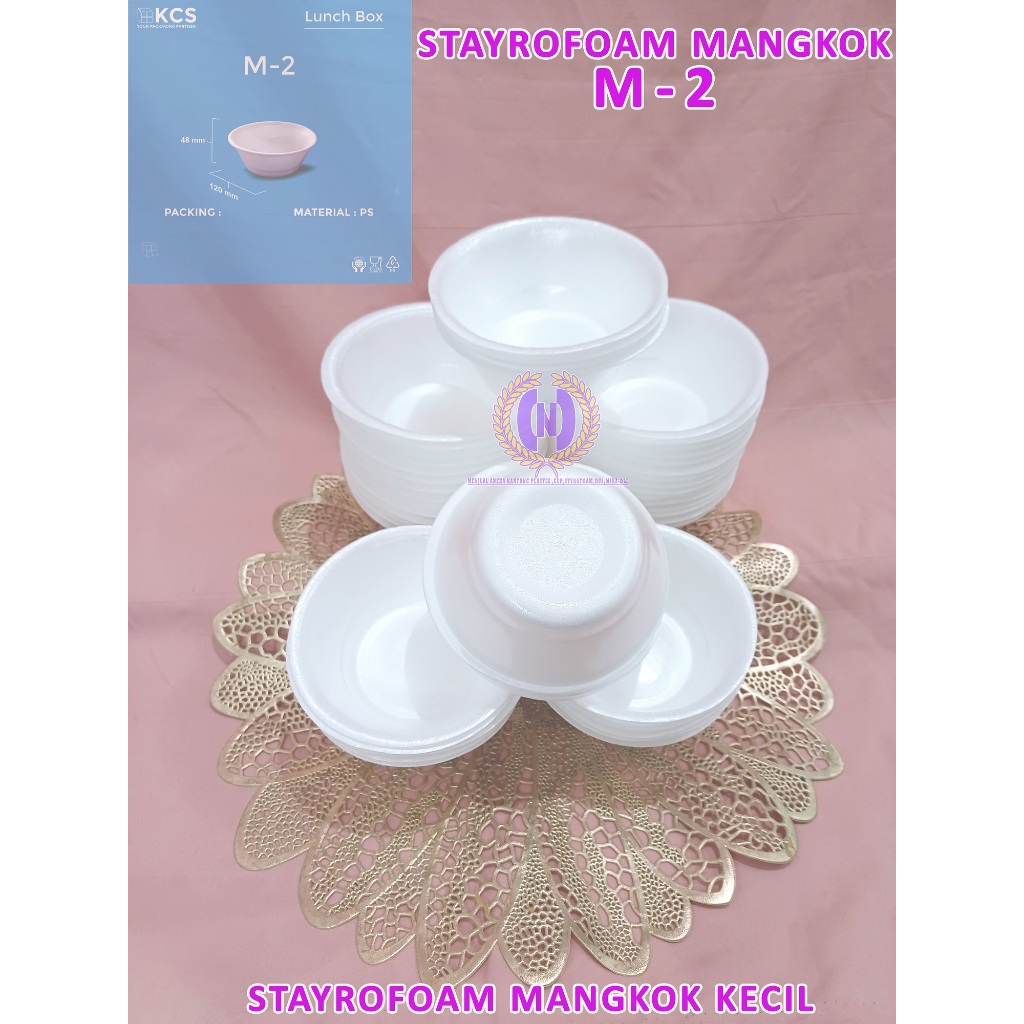 STAYROFOAM MANGKOK | STAYROFOAM MANGKOK KCS | STYROFOAM MANGKOK KECIL M-2 |STYROFOAM SEBLAKCILOK