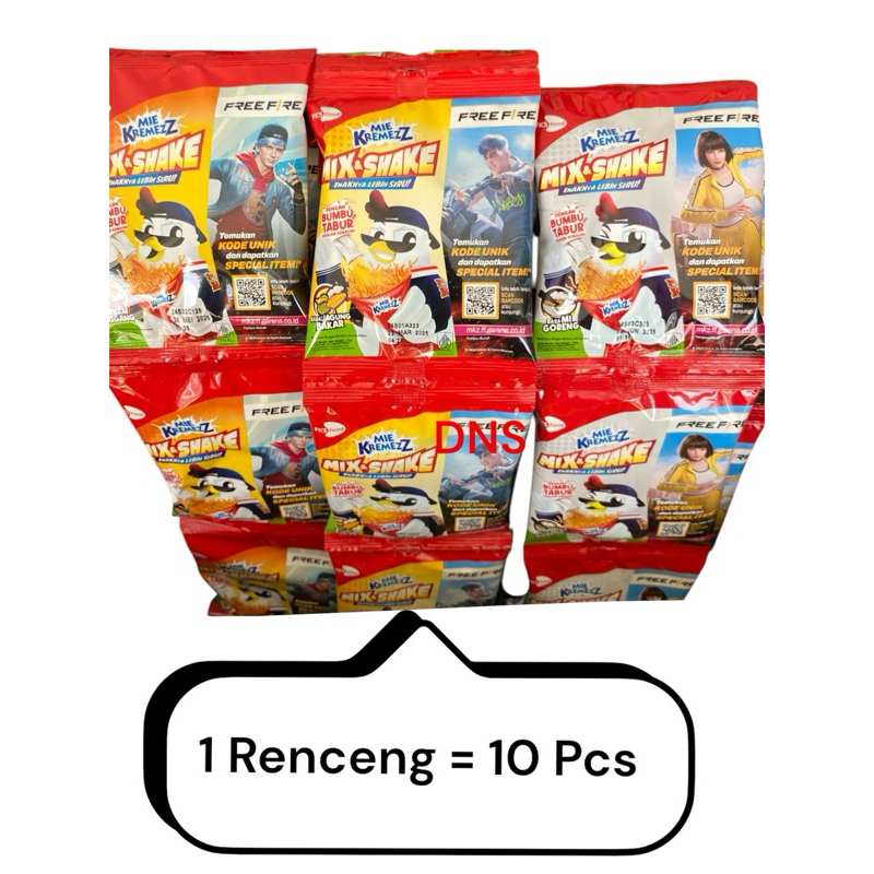 

Mie Kremezz 25gr 1 Renceng isi 10 Pcs